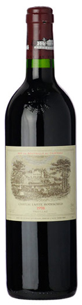 Château Lafite Rothschild, Pauillac, 1er Cru Classé, Bordeaux, France 1998